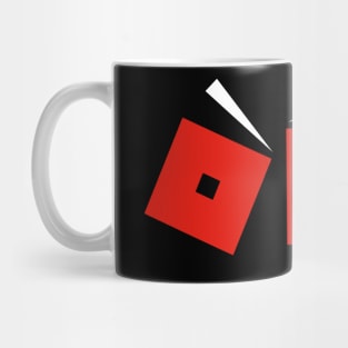 Roblox Noob OOF Red And White Mug